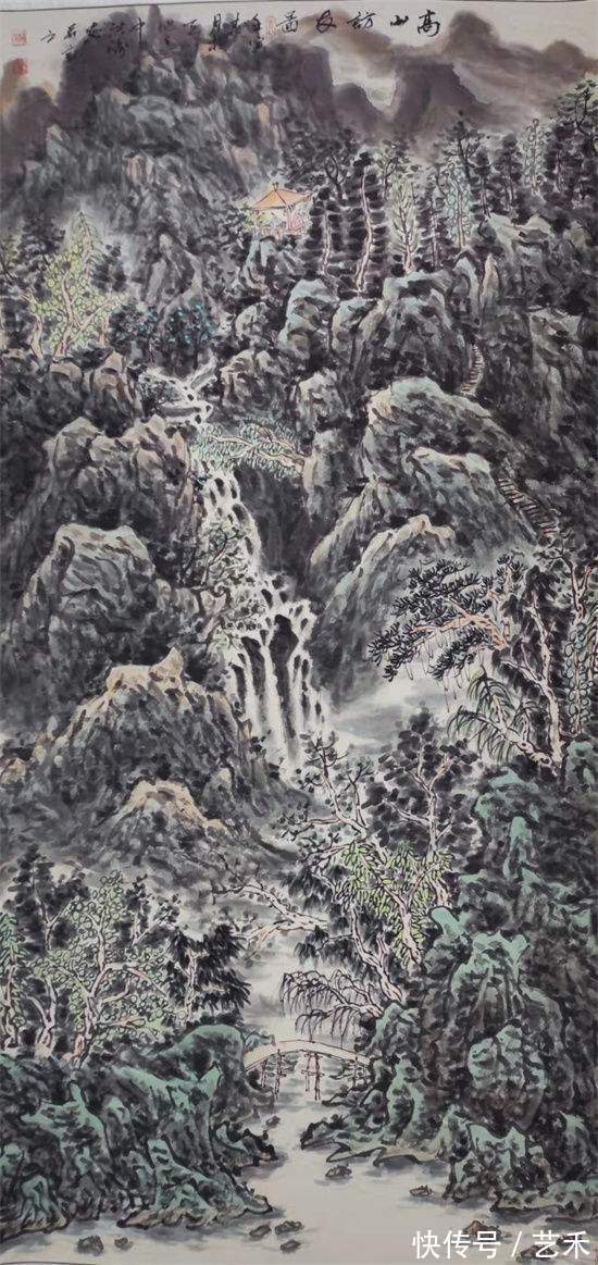 鉴赏#“道法嵩山”第九届五人中国画作品展(一)