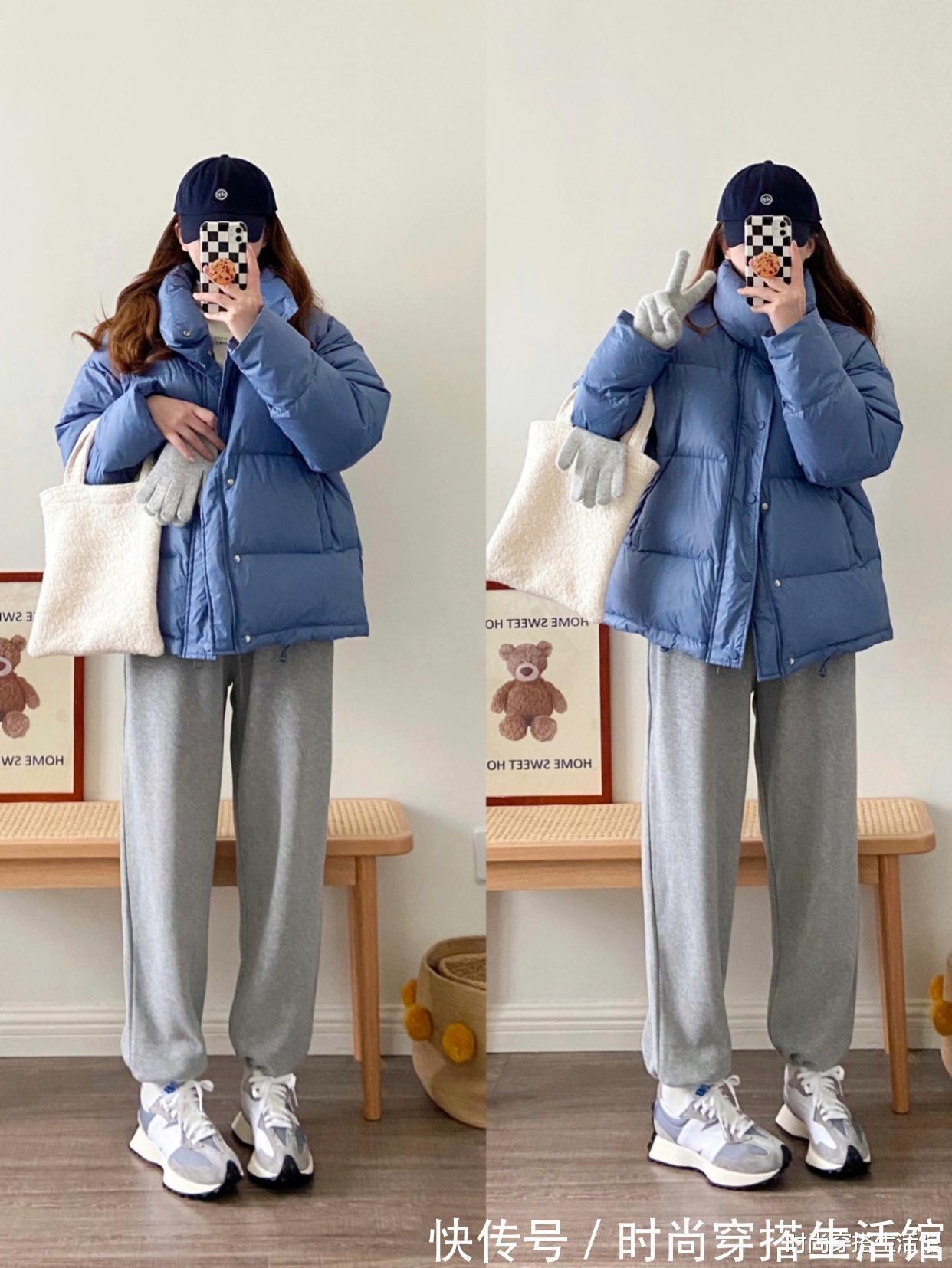 格纹裤|?这位时尚博主的穿搭真圈粉,简约大方又气质,冬天就这么穿超美