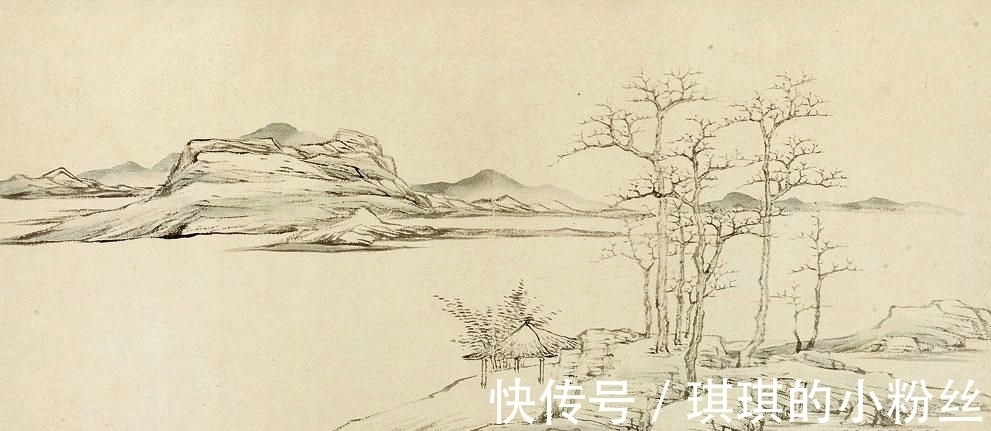 技法@运用淡彩、淡墨的高手,高简绘《仿古山水册页》