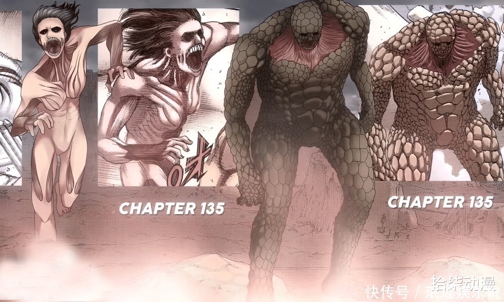 进击的巨人|进击的巨人:历代九大巨人形象,战锤巨人多达7种,铠巨最帅