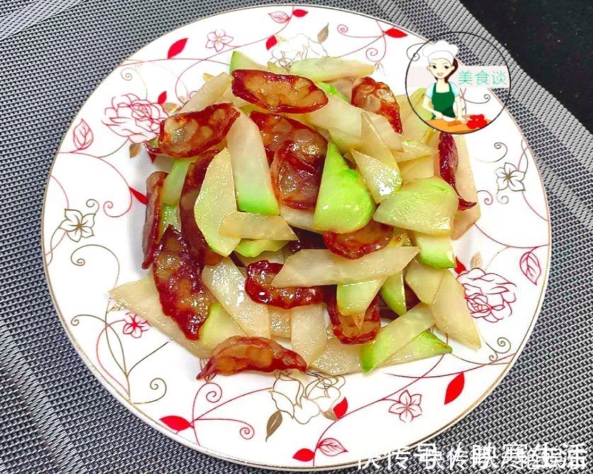蒜苗|腊肠别总炒蒜苗了,搭配此菜一起炒,鲜香又爽口,大人孩子都爱吃