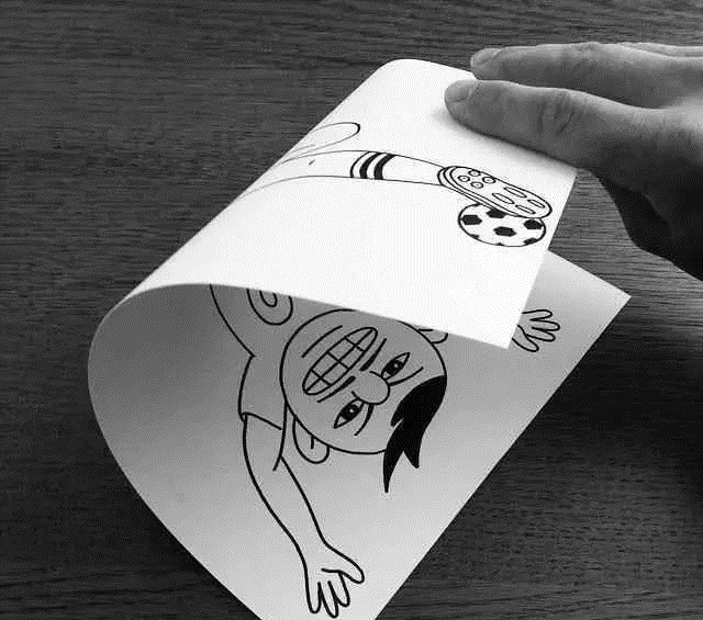 歪果仁@歪果仁脑洞大开,把一张A4纸玩成这样,进来膜拜!!