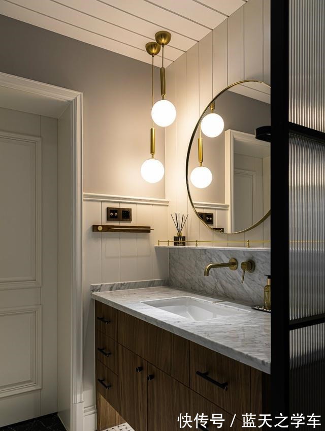 空间|121㎡美式与北欧的邂逅，许你一座城中的温暖港湾！