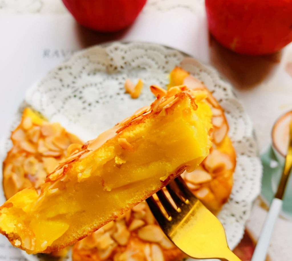  苹果|网红苹果千层蛋糕，奶香浓郁，不用打发就能搞定