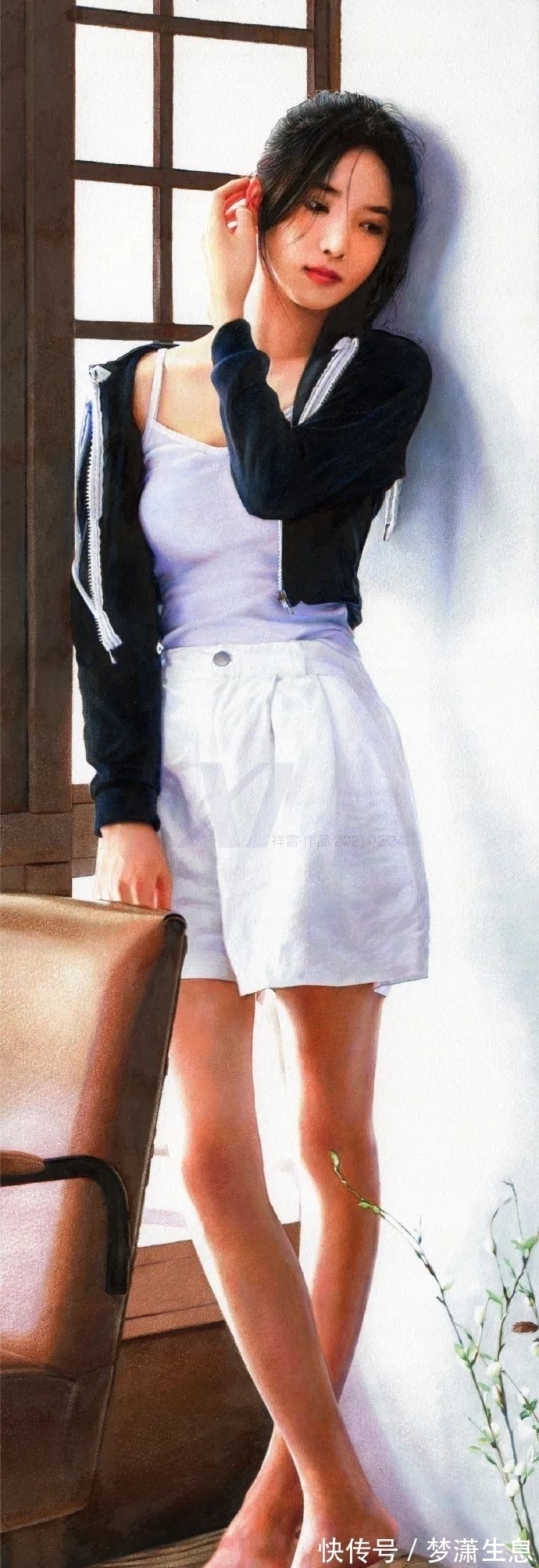 孟老师!清华美院男神酷似金城武!为一幅画累瘦17斤,堪比彩铅界“冷军”