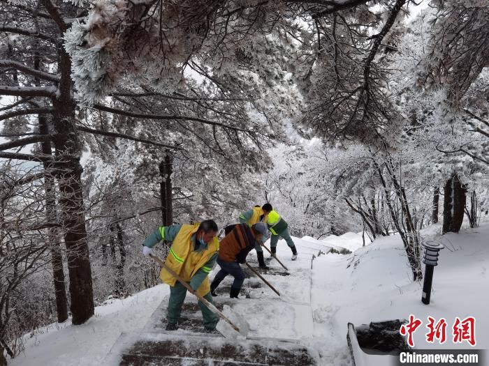 黄山|黄山风景区迎来今冬首场降雪