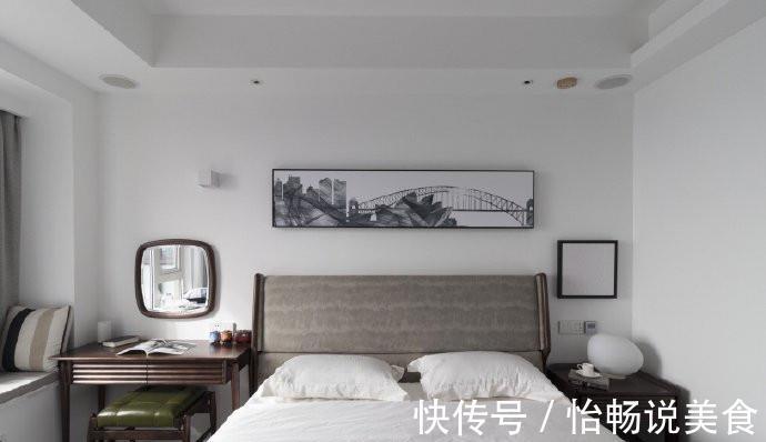 墙面|100平米两居室,全屋简洁大方又通透,沙发墙这样装,实在漂亮