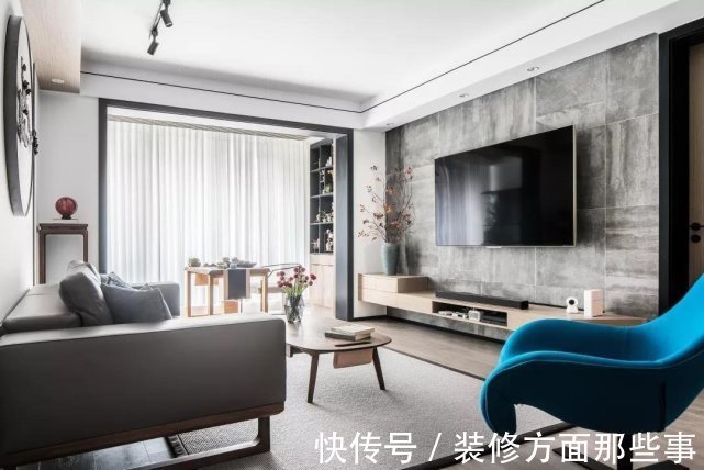 书房|144平中式现代风三居室简单呈现细腻,朴实打造优雅