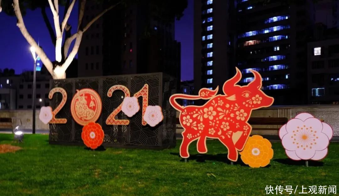 中年|时空隧道、光与夜之街……这段静安区超美滨江大道亮灯啦