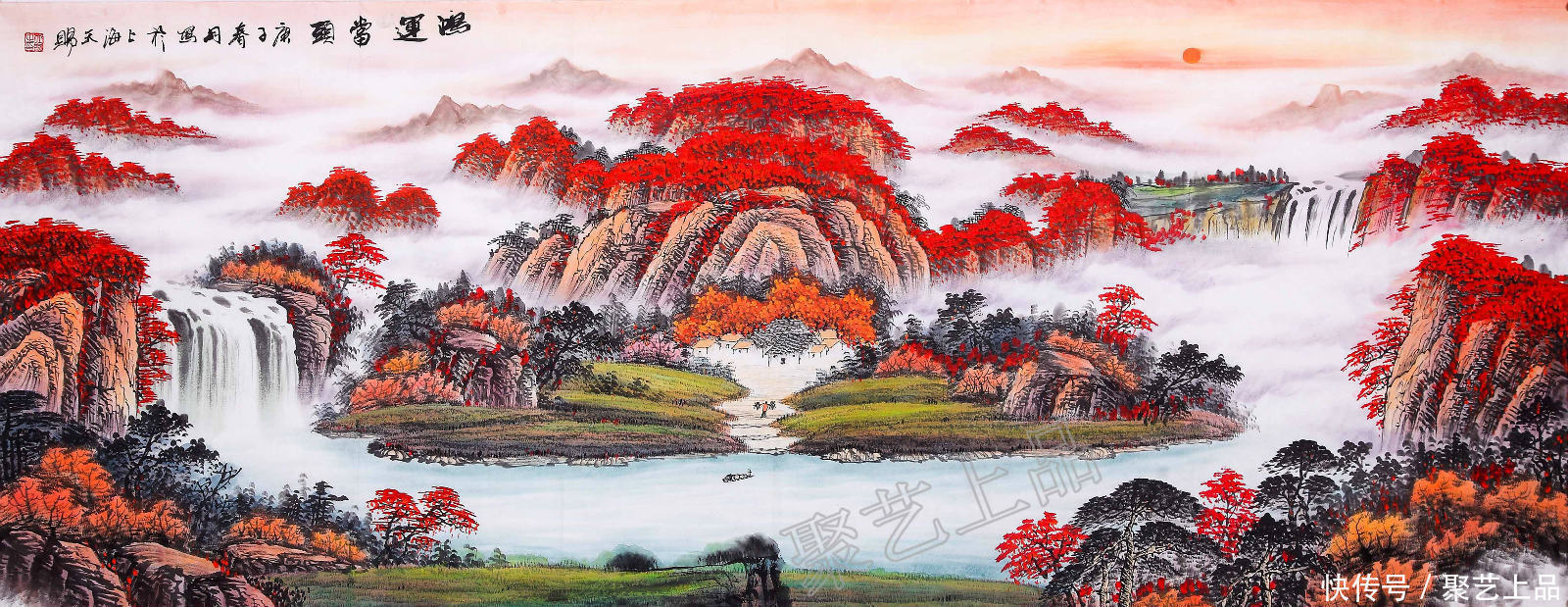 客厅挂什么画比较合适 鸿运当头画是较佳选择