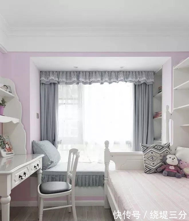 粉色调|130平米轻奢美式风新房,颜色搭配恰到好处,温柔而迷人!