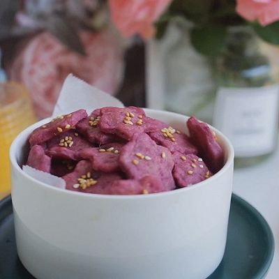 奶香紫薯小饼干