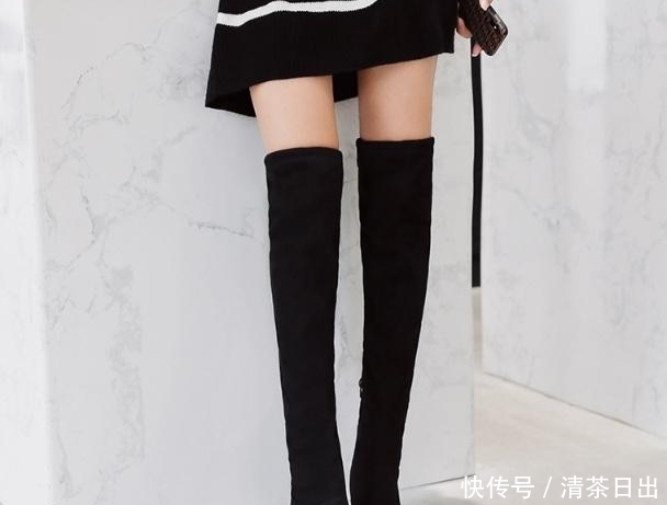 高跟女靴韩版百色显|又冷又土的单鞋别穿了,今年这种暖暖鞋火了,时髦保暖不累脚
