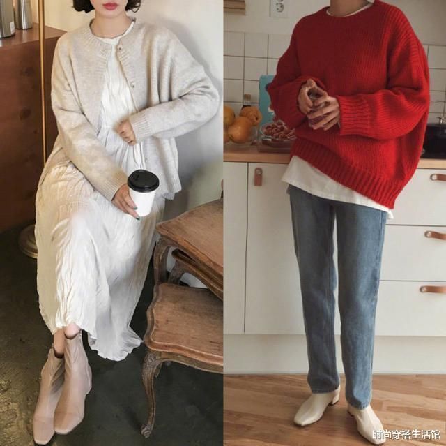 小姐姐|女人别不舍得打扮自己,18套简单实用的毛衣穿搭,太适合普通人了