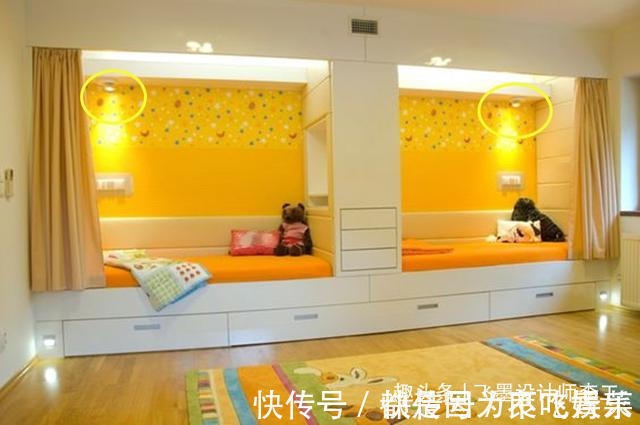二胎|家有二胎别做上下铺,一个柜子分成2张床,上方打个吊柜完美收纳