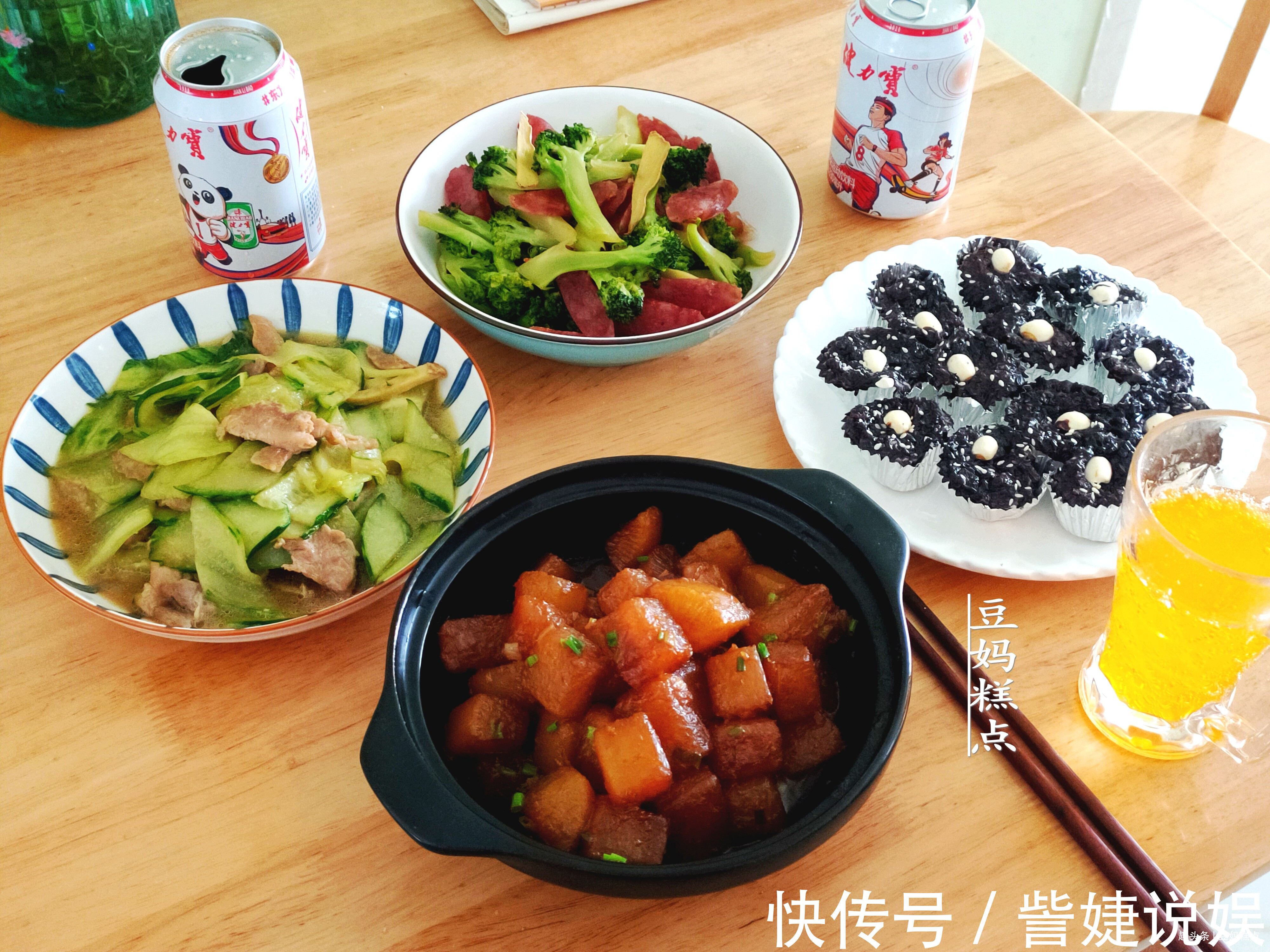 紫米糕|1家5口10天的午餐，全是家常菜，但简单好做，孩子爱吃不浪费