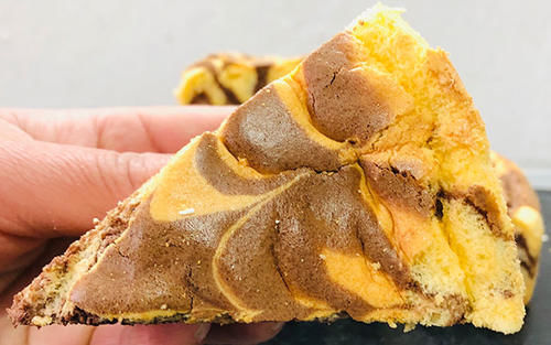 可可粉|节后上班早餐要吃好，教你做斑马纹蛋糕，绵软细腻，口味丰富