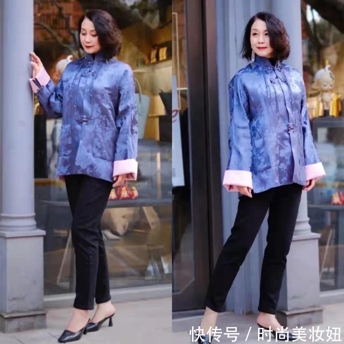 穿搭 五六十岁的女人“新年”就该这样穿,显气质又时髦,年轻10岁
