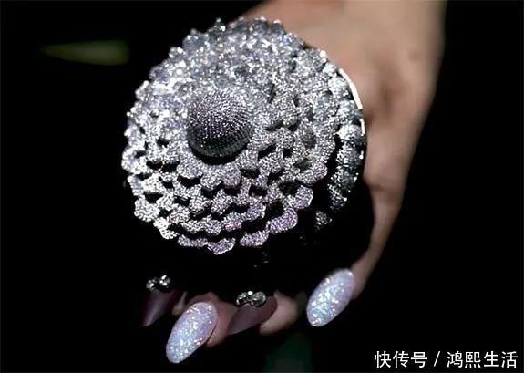 吉尼斯世界记录|印度一枚戒指打破吉尼斯世界纪录 镶12638颗天然钻石