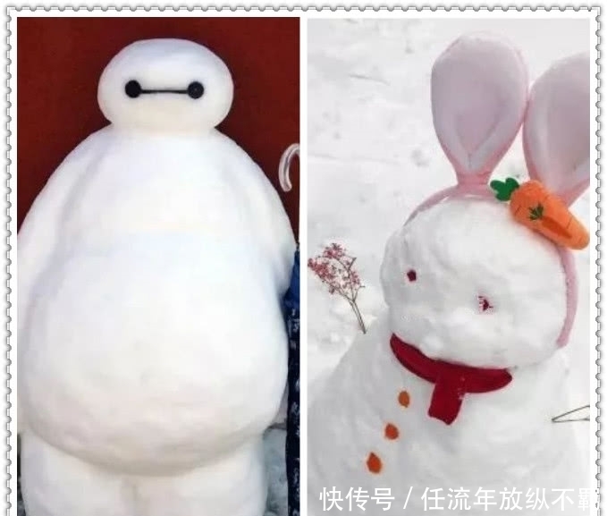  可爱|北方雪人vs南方雪人，别人的如花似玉，自己的却土里土气