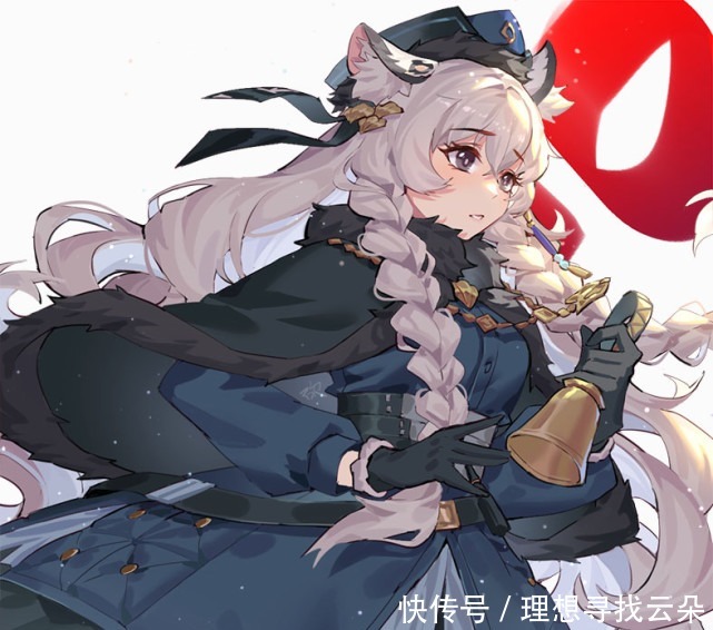 美图|二次元美图,明日方舟初冬的雪有些暖