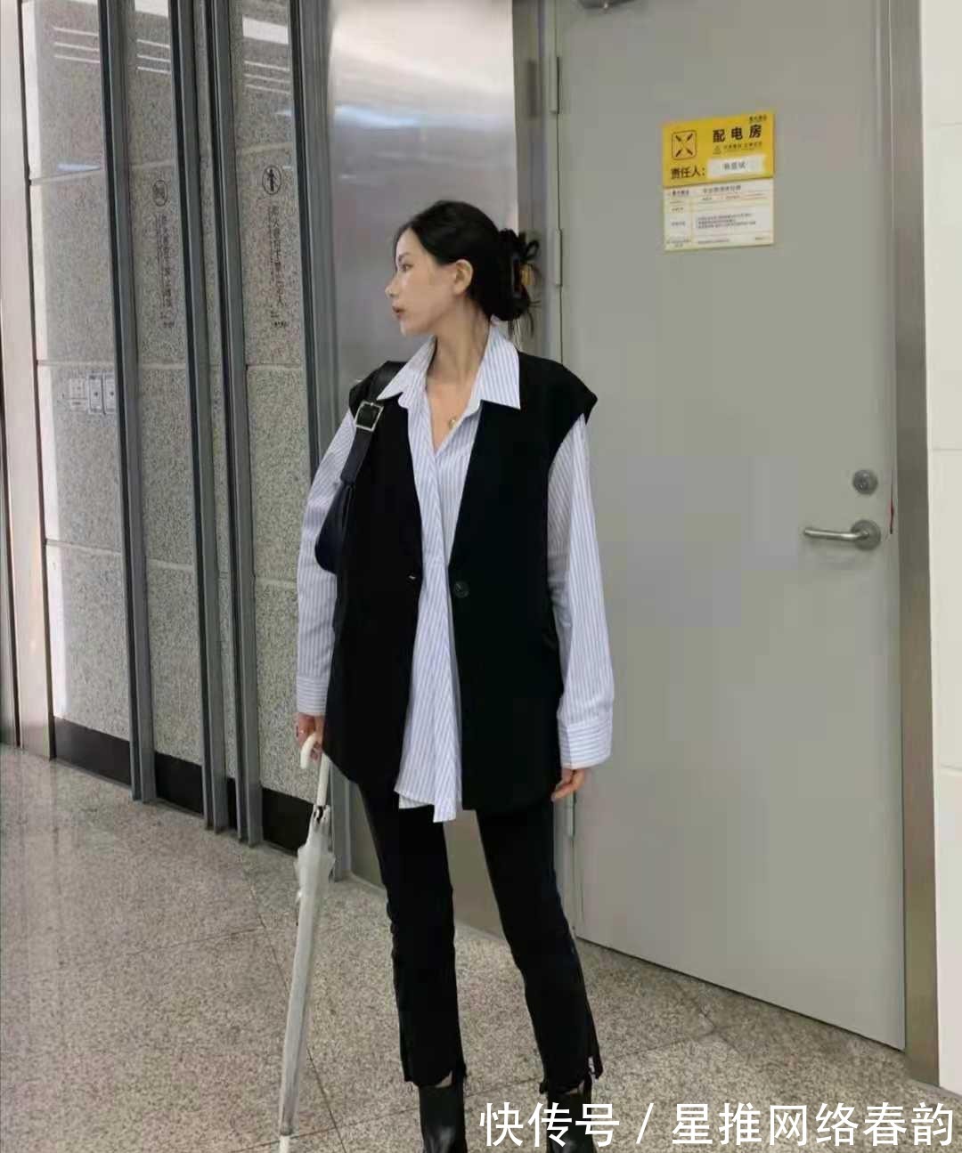 小单鞋|早秋衬衫怎么搭配好看