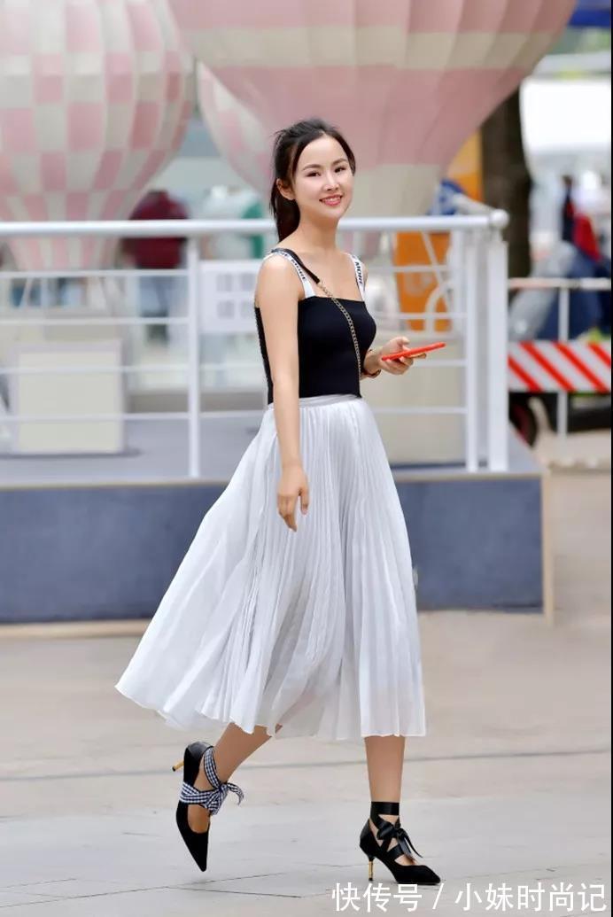 搭配 街拍路人,美丽大方的搭配,犹如仙女在凡间