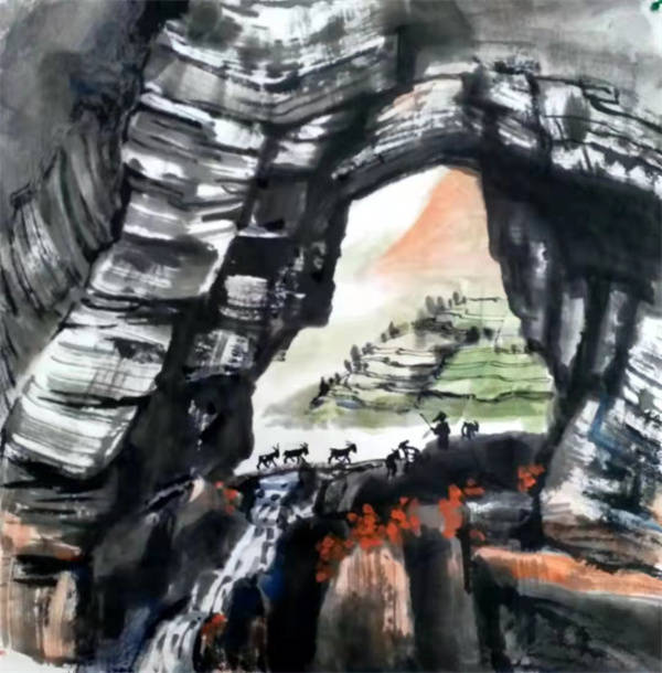 扈恩龄!画家扈恩龄大写意山水作品欣赏