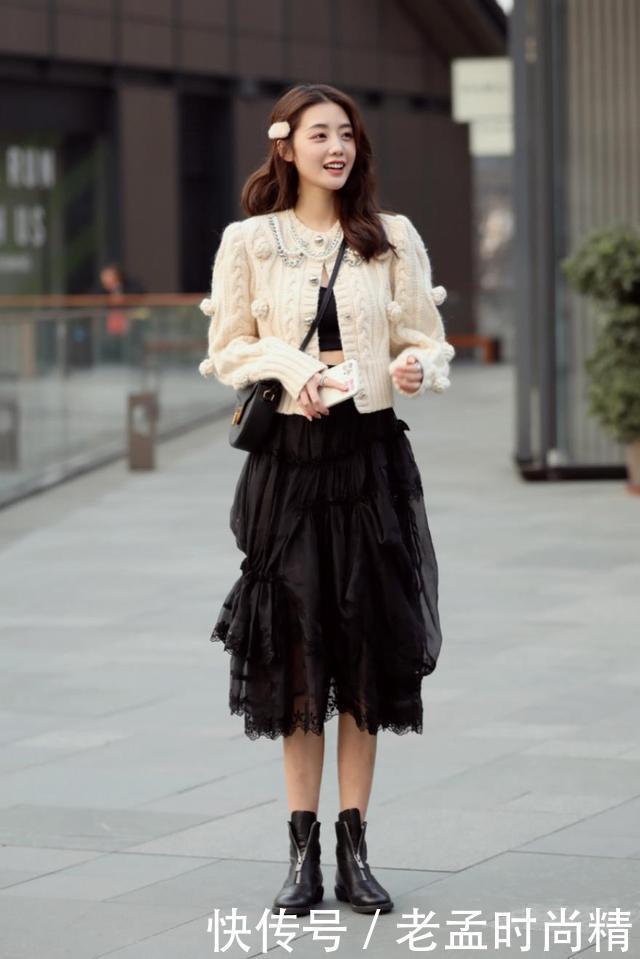 30岁的女人难逃身材丰腴, 穿搭注重“少女感”, 高挑显瘦有朝气