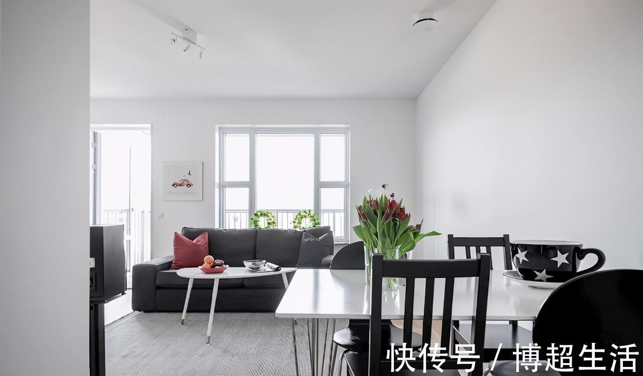 白色|夫妻46㎡一居,玄关规划衣帽间,大白墙整洁清新,精致小家太美了