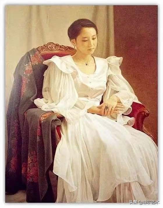 森木草介$日本著名油画家森木草介女性人物油画作品欣赏