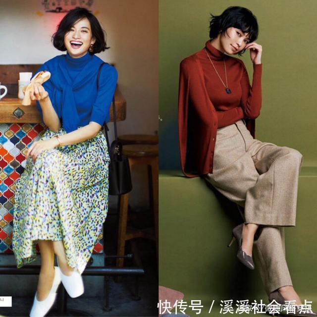 针织开衫在秋天的优雅穿法,一眼就爱上的温柔