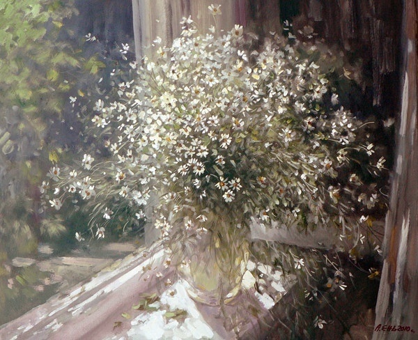 画家#乌克兰画家亚历山大·耶尼的油画,雅致!