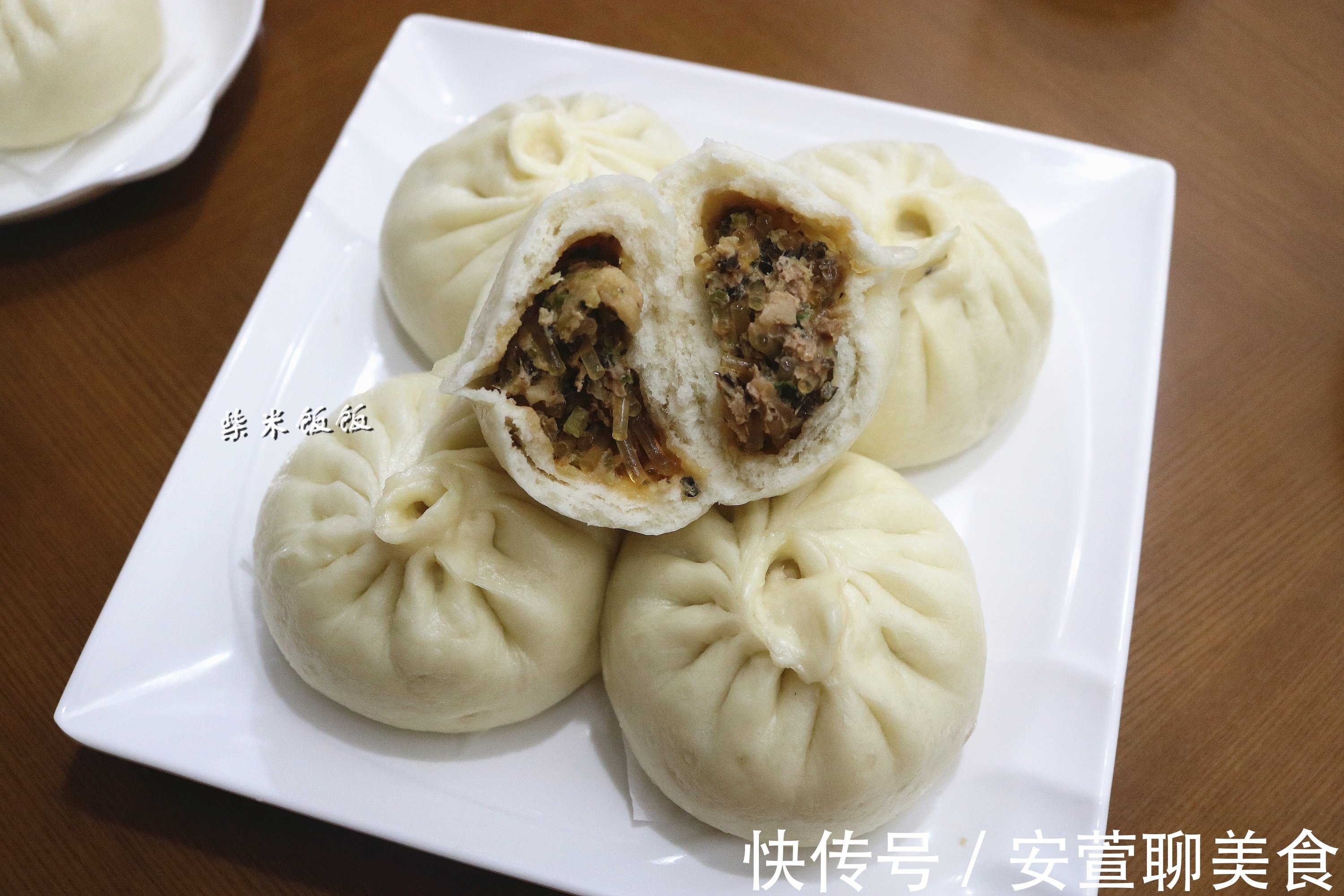 包子|做肉包子，我家就爱这个馅，4种食材搭配，一年四季吃不腻