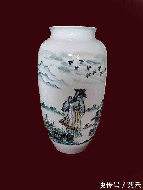 |陶瓷彩绘非遗传承人杨文华——作品欣赏|陶瓷艺术大师| 传承