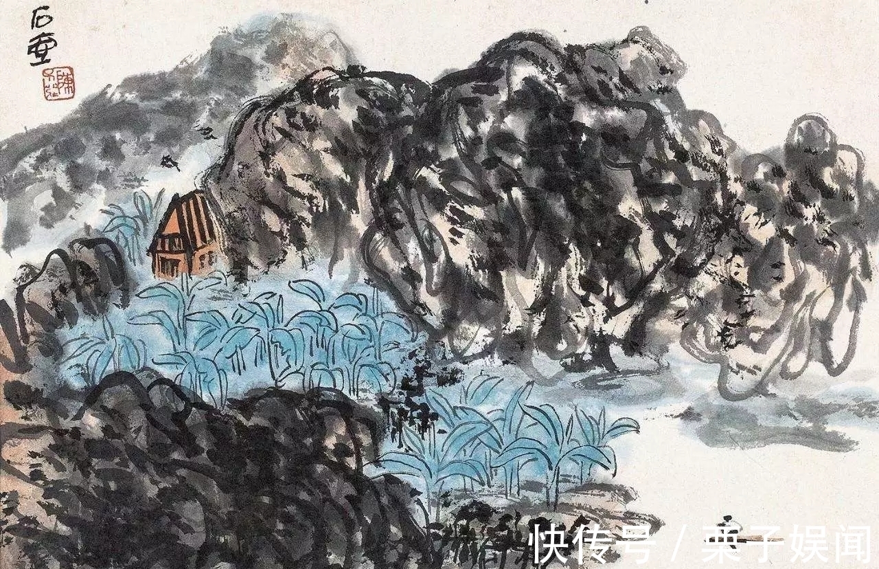 山水画&别人逸笔草草,他却繁笔复墨|陈子庄的山水画