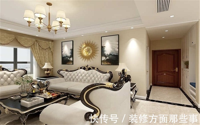 衣帽间|159㎡新古典下的家庭装修设计,四室两厅太大气了,呗奢华