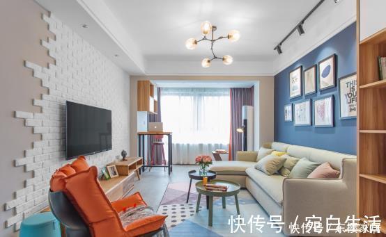 北欧风|谁说北欧风都是性冷淡？它也可以很缤纷，这套北欧风就很有格调