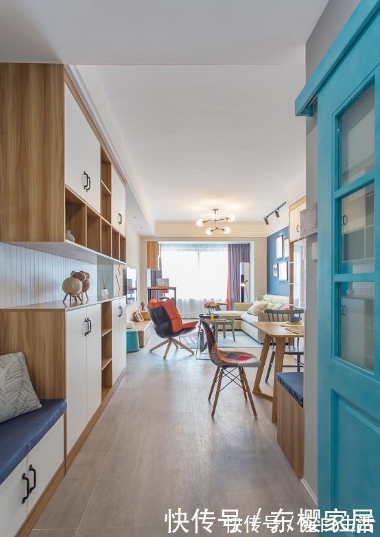 北欧风|谁说北欧风都是性冷淡？它也可以很缤纷，这套北欧风就很有格调