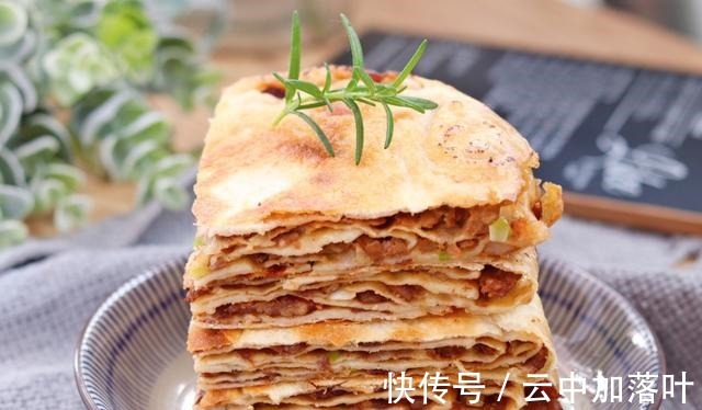 猪肉馅|自制千层猪肉饼，好吃不腻，外皮酥脆，馅料鲜香，真解馋！