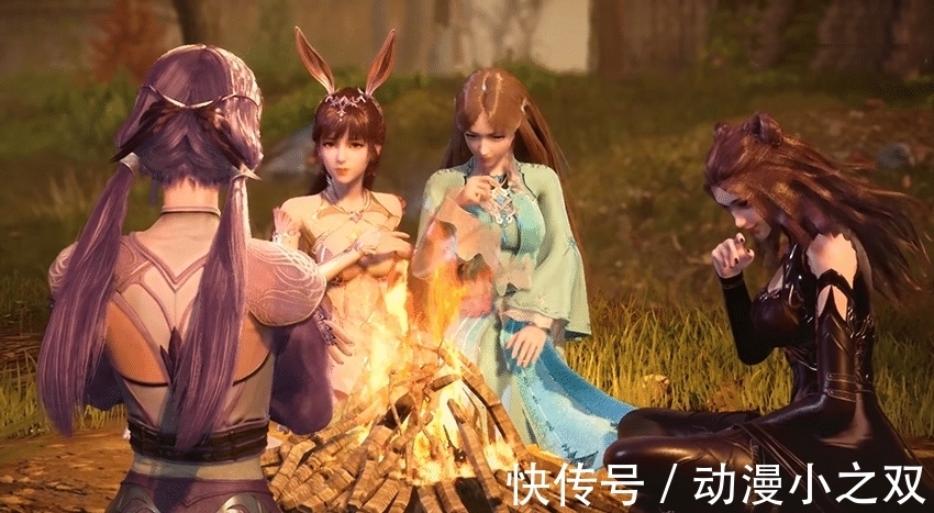 四大美女|斗罗大陆:小舞拉耳朵好可爱,却被路人屁股抢镜,粉丝:想要荣荣富婆