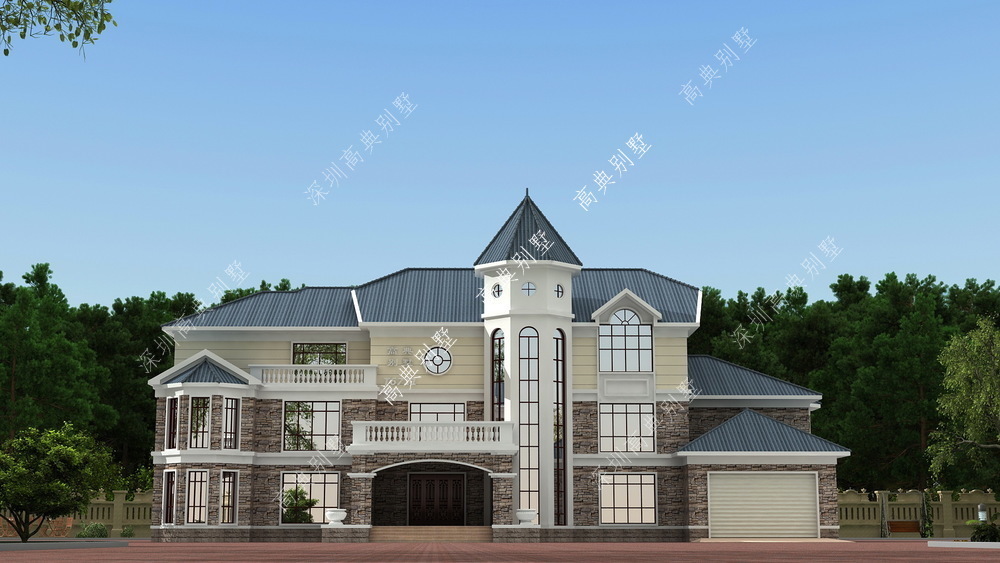 别墅|洋气的简欧别墅设计,不仅高颜值,而且成本经济。