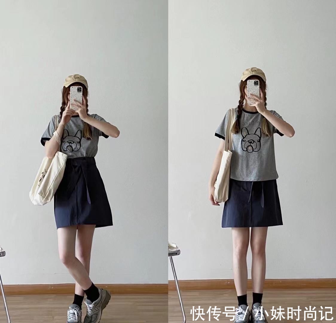 俏皮|小个子的穿搭魅力，不可言喻！除了可爱俏皮，也能够休闲时尚