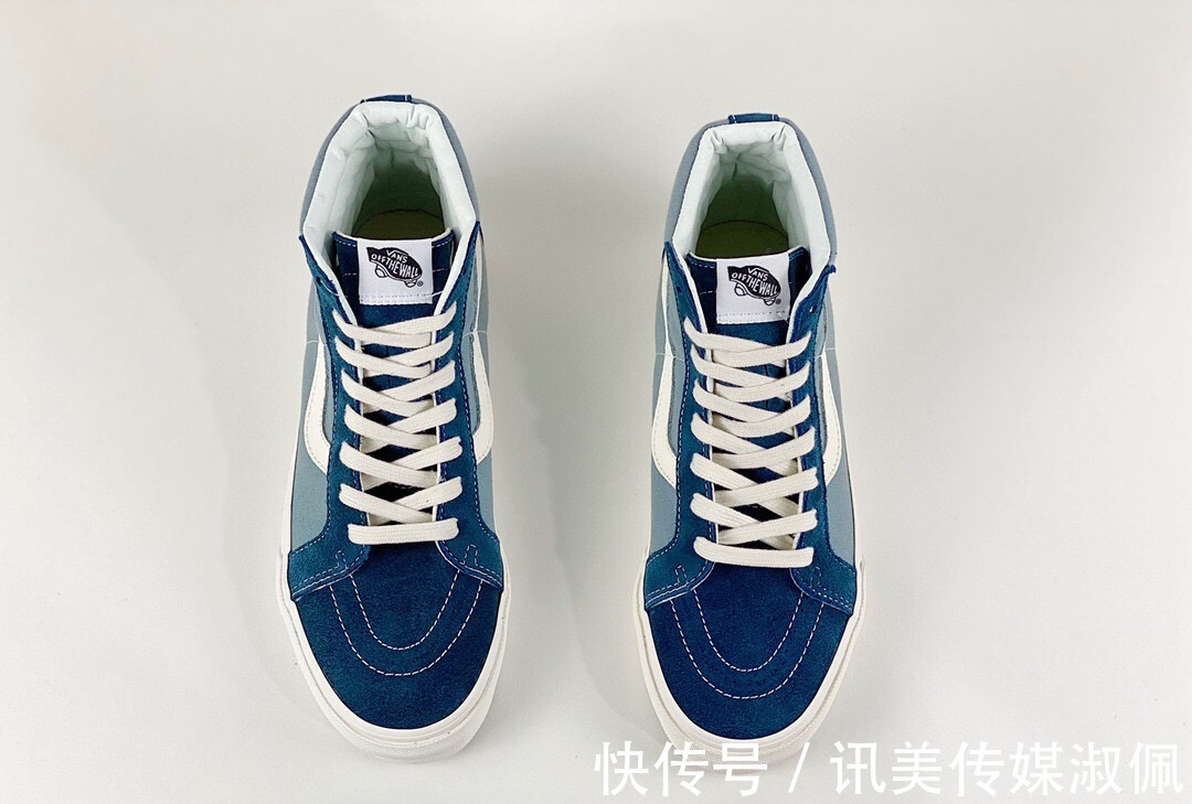 帆布鞋|Vans SK8-Hi Vault OG 牛仔蓝高帮帆布鞋