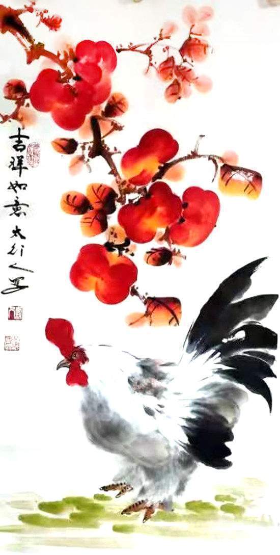 焦墨皴$书画家魏志成——妙笔柿生千百形 深悟此道不虚行