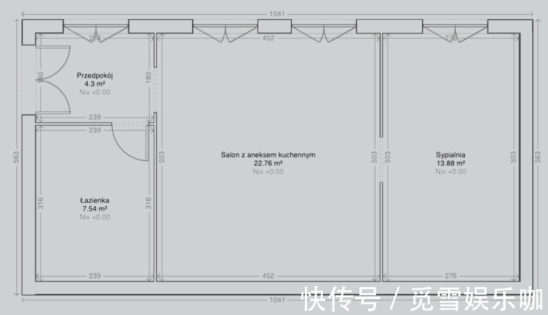 卧室|她买下48㎡小公寓,将墙全拆除,用玻璃做隔断,美翻