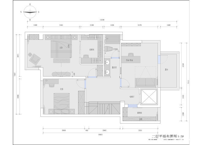 衣帽间|愈归｜轻奢淡雅的家，让设计回归生活