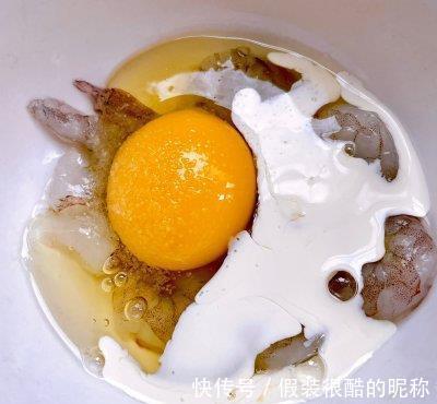 奶油|虾仁厚蛋开放三明治