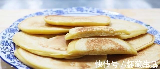 早餐教你这样做玉米饼,不用放一滴油,家里有小孩应该看看