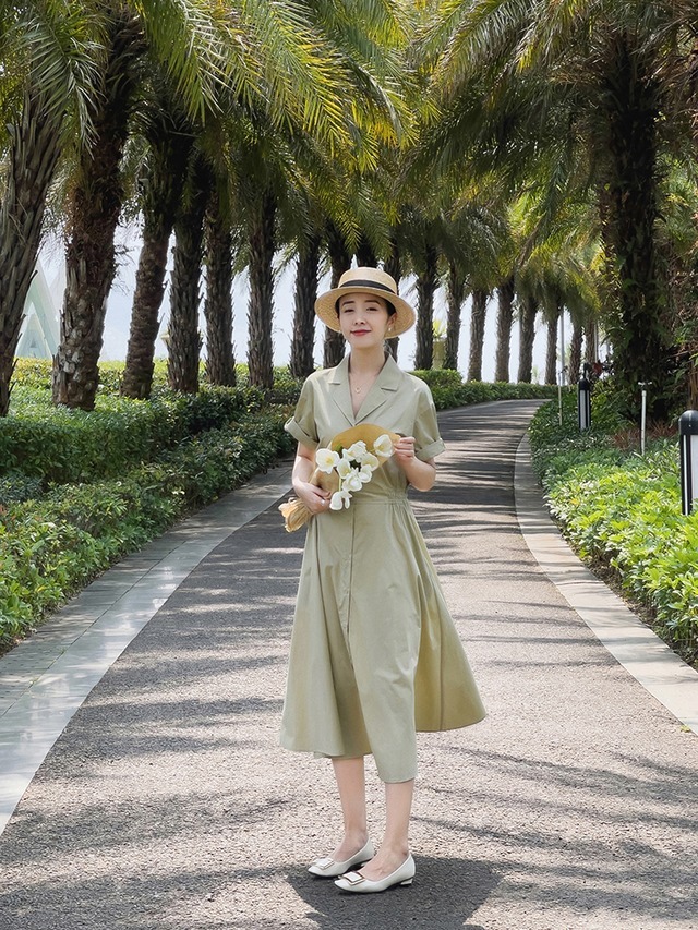 高跟凉鞋|小个子女生穿什么连衣裙好看?选这几款显高又显瘦,温柔优雅